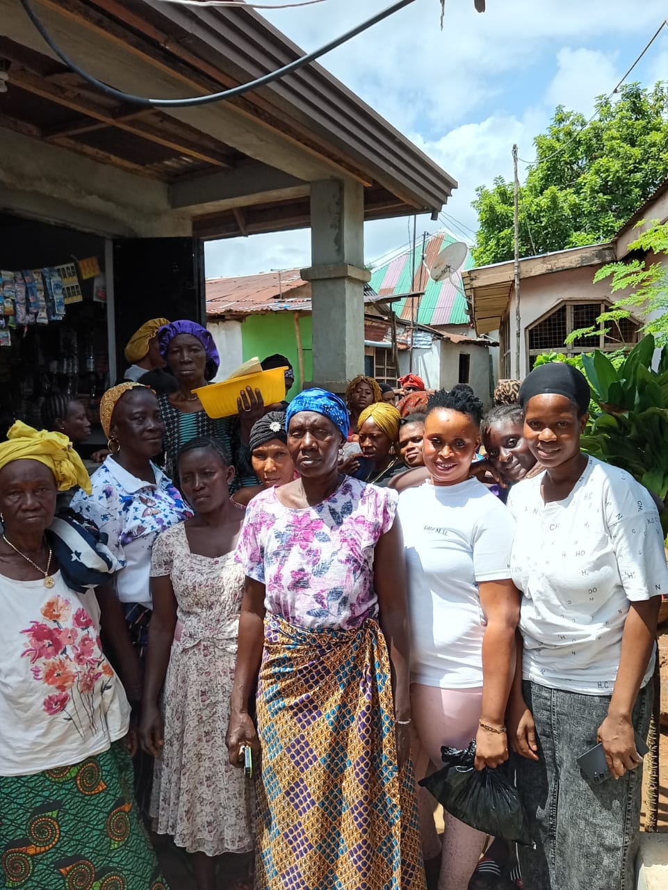 Women community group gathering, Sierra Leone